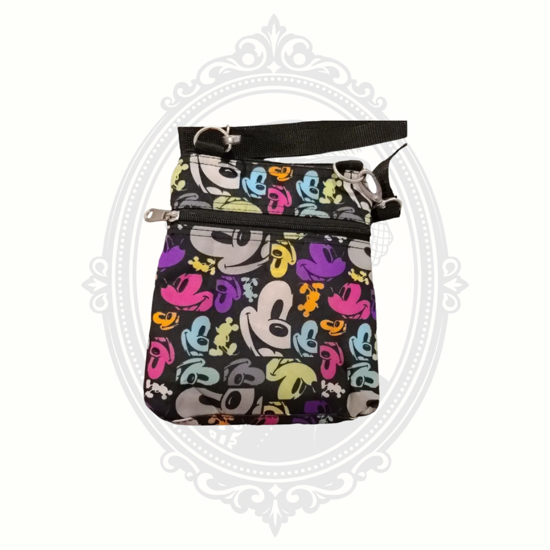 Disney Parks Mickey Mouse Pop Art Crossbody Messenger Bag