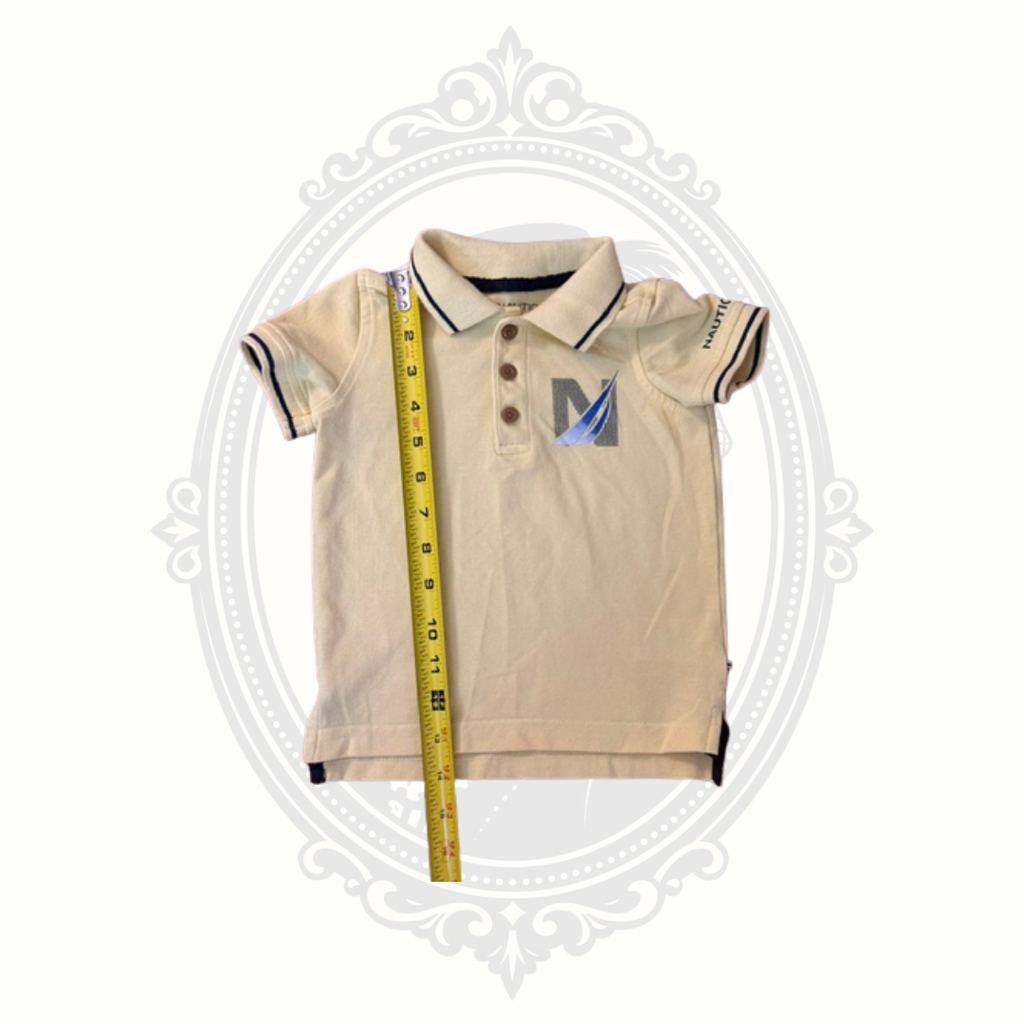Nautica Baby Boys Polo Shirt Yellow 18 Months Cotton Blend Short Sleeve