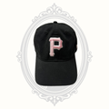 New Era Pittsburgh Pirates Women's Black Cap Pink P Logo MLB Adjustable Hat