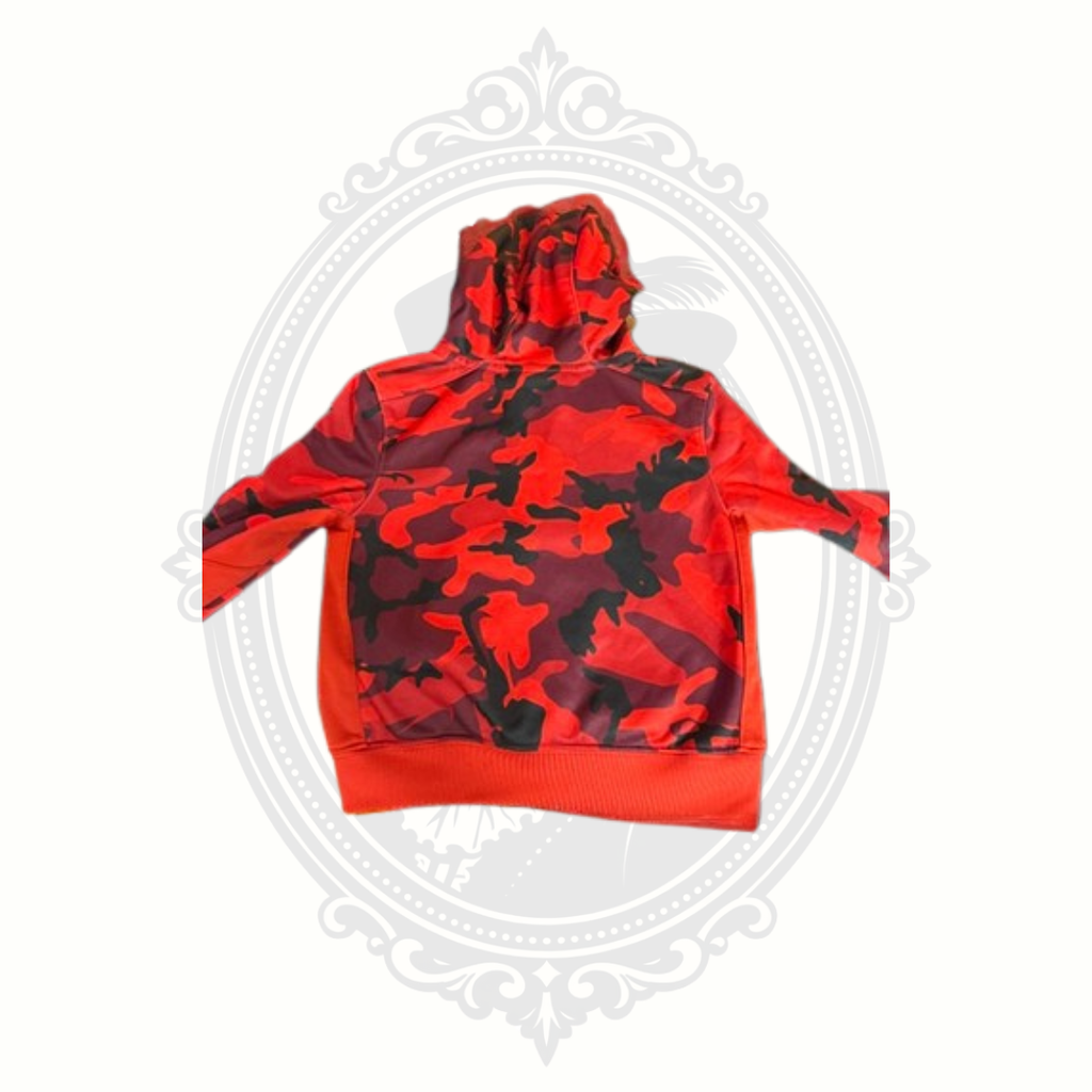 Nike Dri-FIT Red Camo Full Zip Hoodie Toddler 2T
