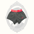 Nike Dri-FIT Girls Athletic Shorts Size 3 Gray & Pink Performance Training Shorts