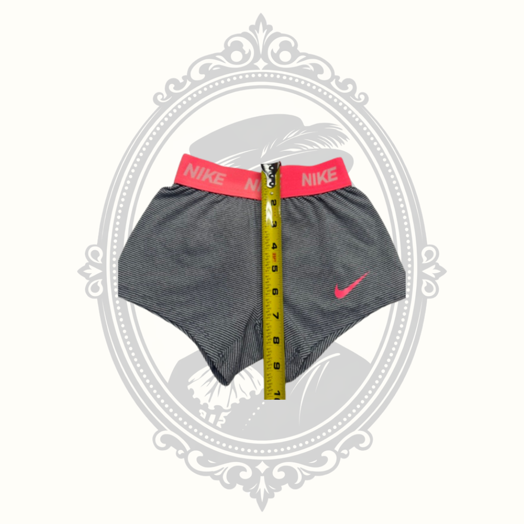 Nike Dri-FIT Girls Athletic Shorts Size 3 Gray & Pink Performance Training Shorts