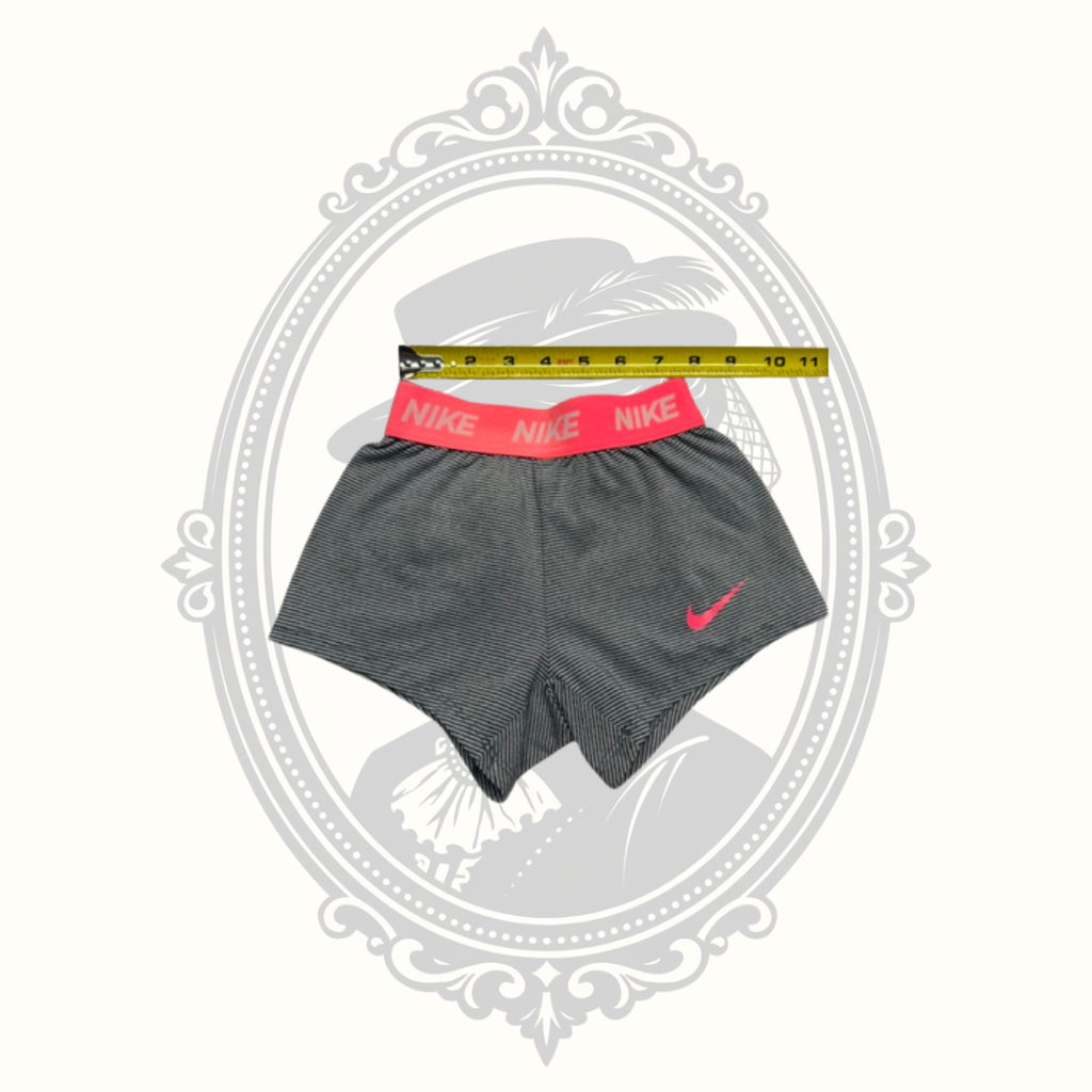 Nike Dri-FIT Girls Athletic Shorts Size 3 Gray & Pink Performance Training Shorts