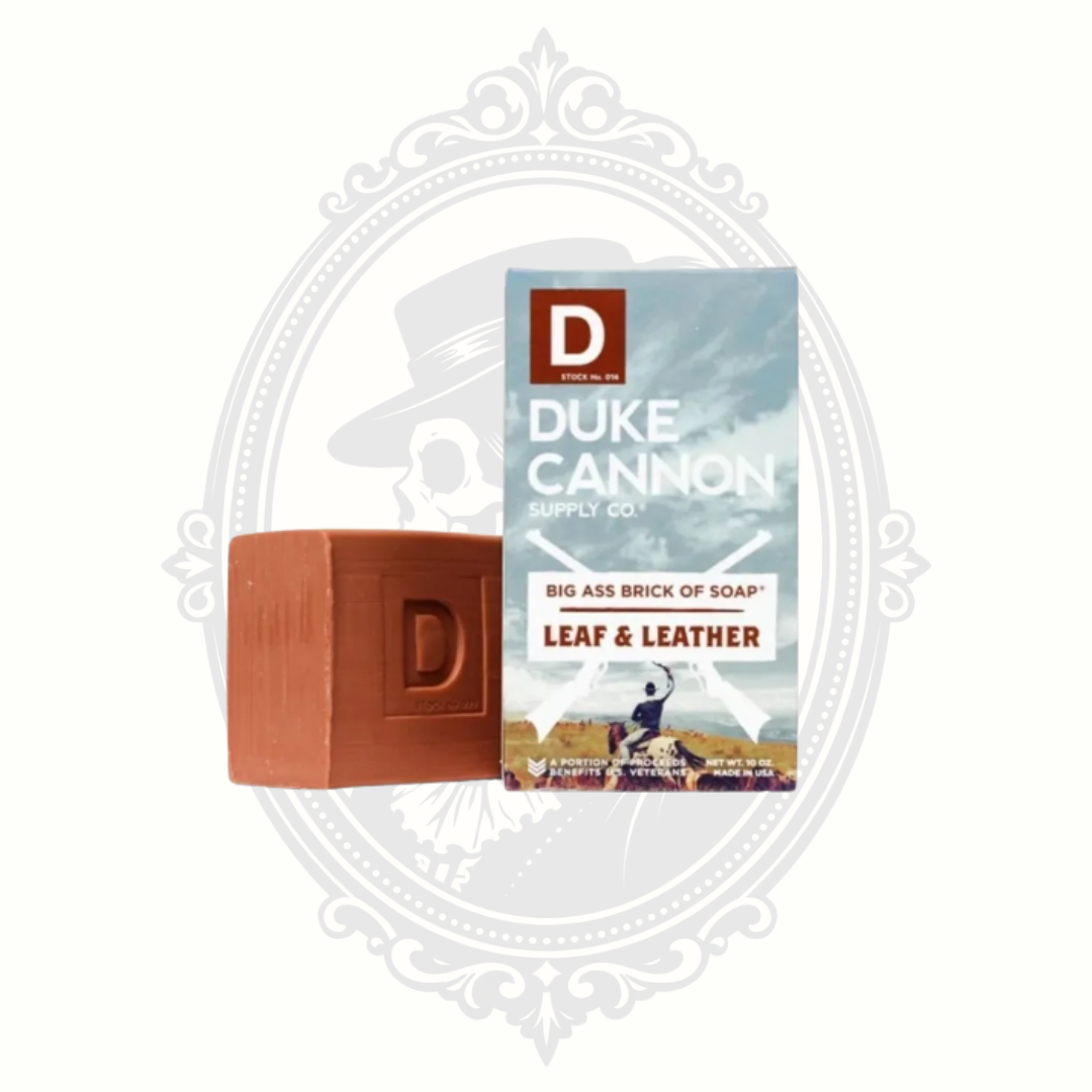 BIG ASS BRICK OF SOAP - LEAF AND LEATHER 10 OZ