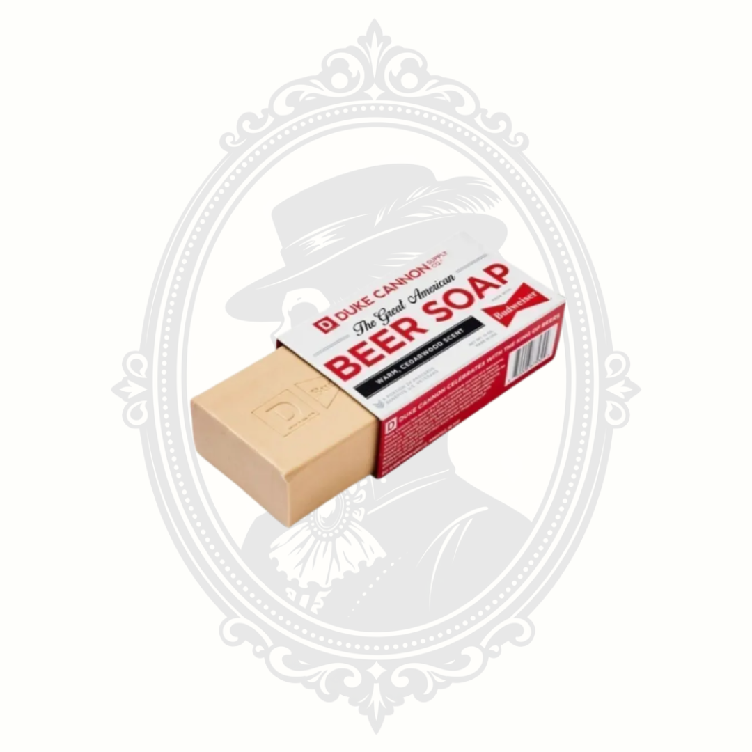 GREAT AMERICAN BEER SOAP - MADE WITH BUDWEISER 10 OZ BAR