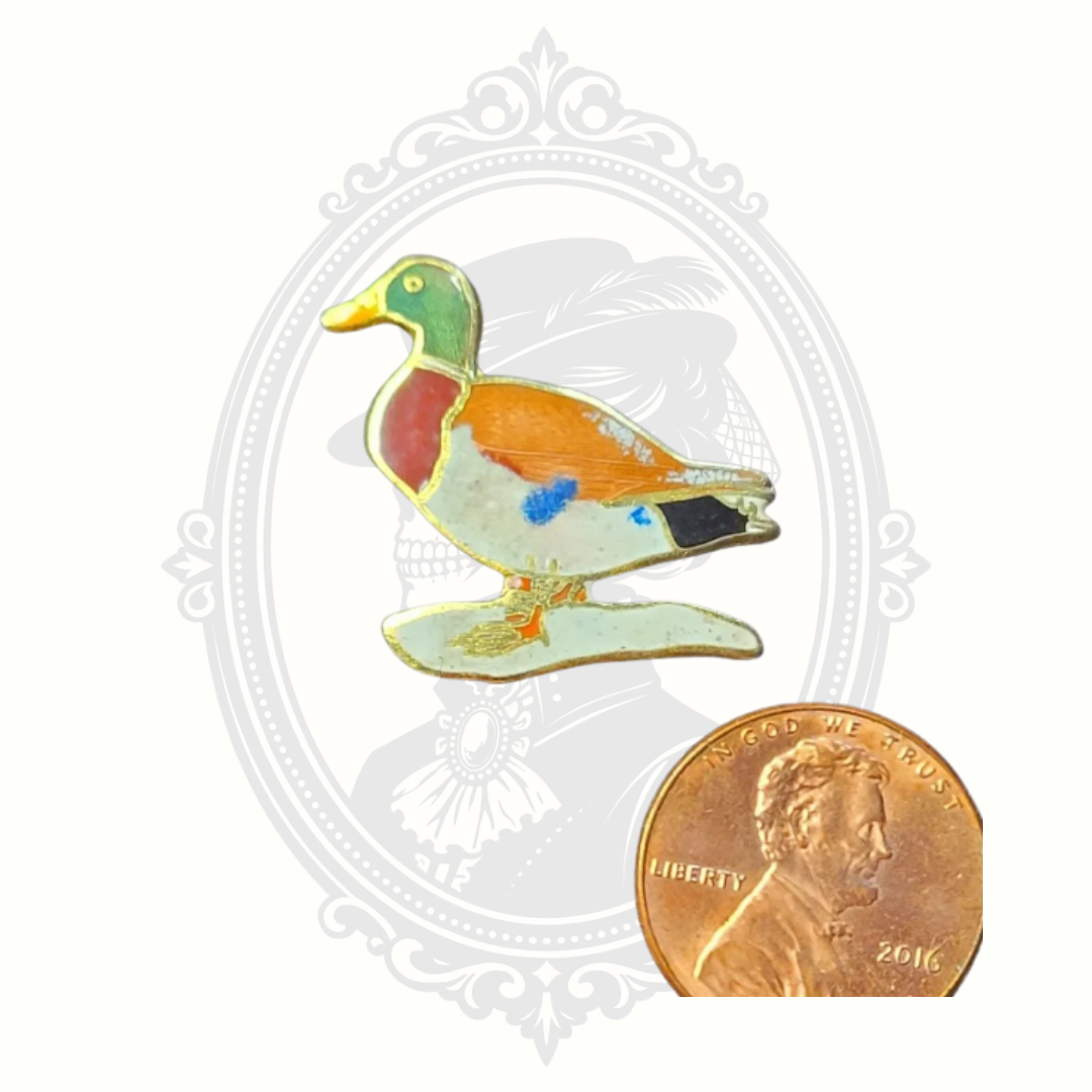 Vintage Mallard Duck Hat Tack for Hunters and Outdoorsmen