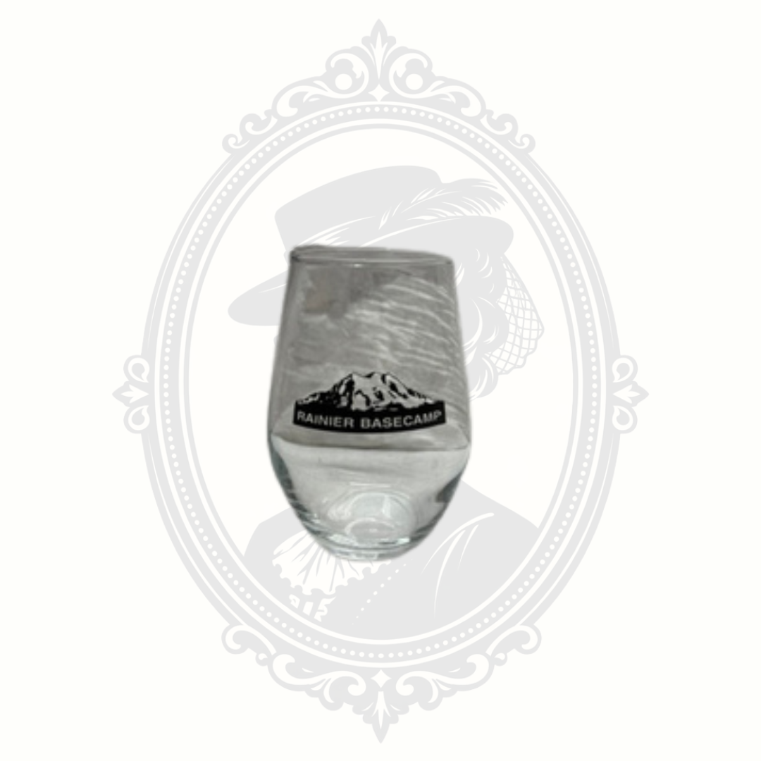 Rainier Basecamp Stemless Beer Tasting Glass – Brewery Souvenir Glass