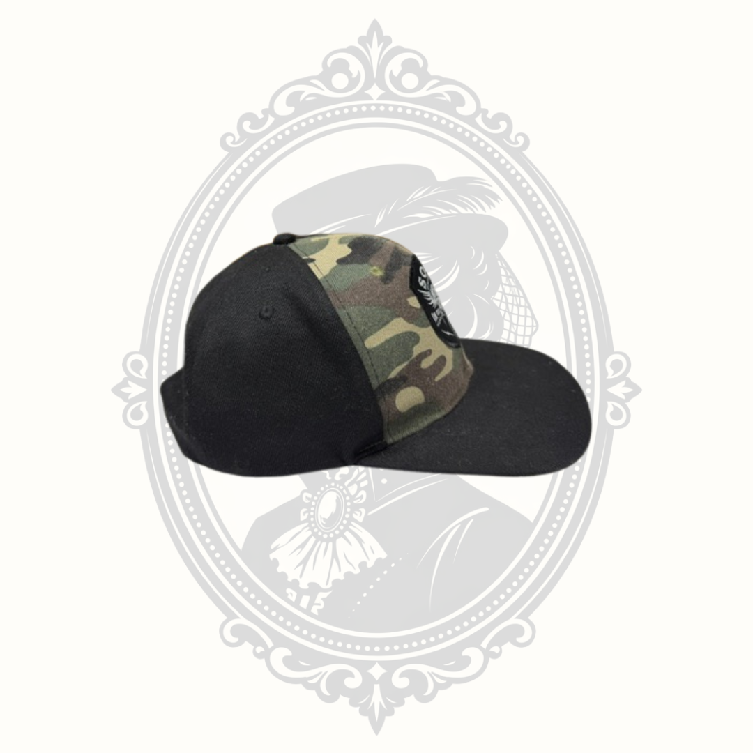 SOAR Christian Camouflage Snapback Hat Isaiah 40:31 In God We Trust