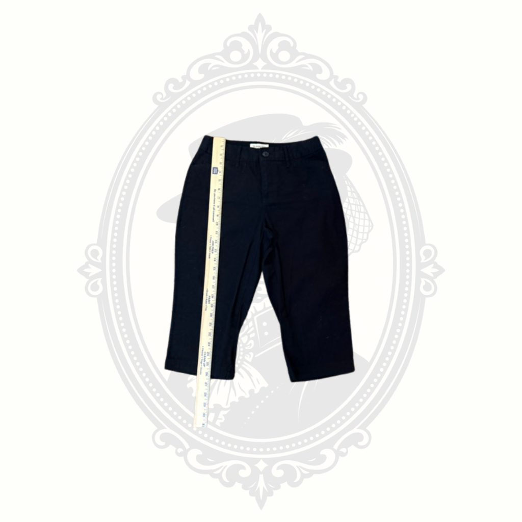 St. John's Bay Seventy Slender Petite Black Capri Pants Size 6P