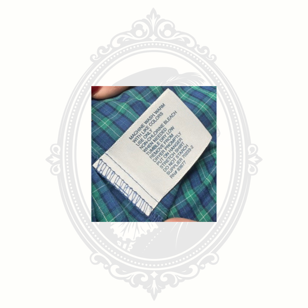Stafford Travel Performance Men's Green & Blue Plaid Button-Up Dress Shirt 17½ 34/35 Regular Fit