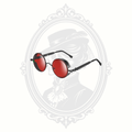 Steampunk Round Sunglasses – Vintage Gothic Metal Frame – Assorted Lens Colors