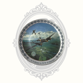 Bradford Exchange Struck by a Thunderbolt Collector Plate – Triumph in the Air – Heinz Krebs – WWII Aviation