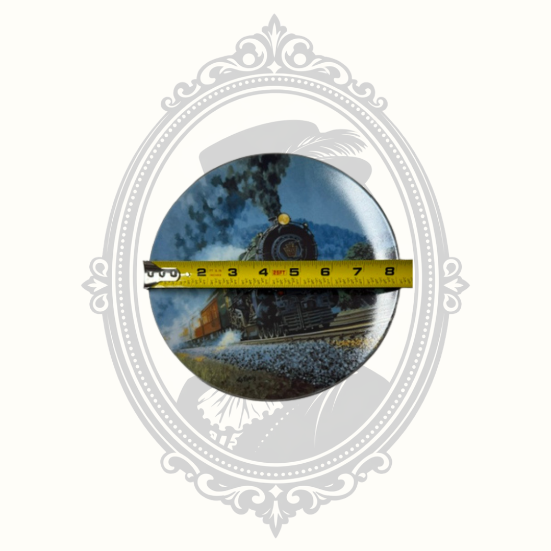 Edwin M. Knowles "The Broadway Limited" Collector Plate – The Romantic Age of Steam – R. E. Pierce – Limited Edition