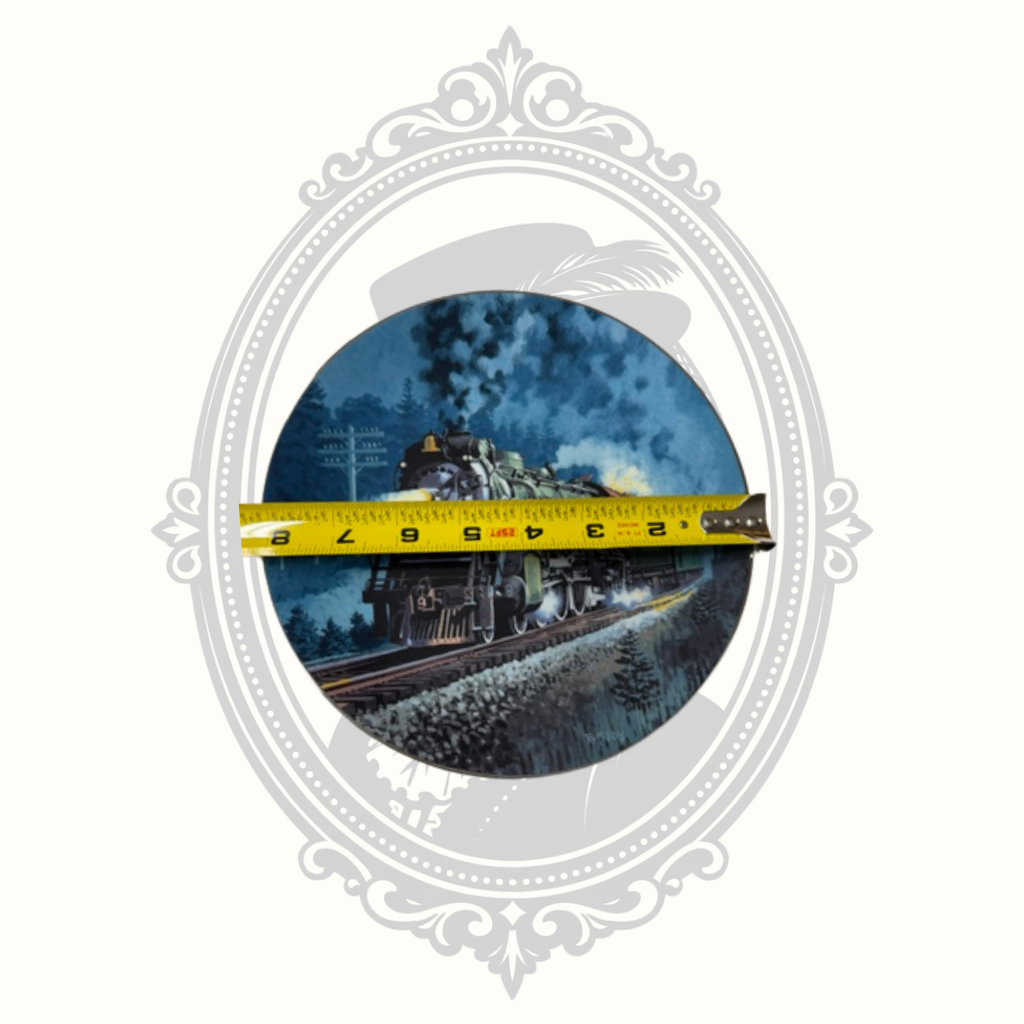 Edwin M. Knowles "The Crescent" Collector Plate – The Romantic Age of Steam – R. E. Pierce – Limited Edition