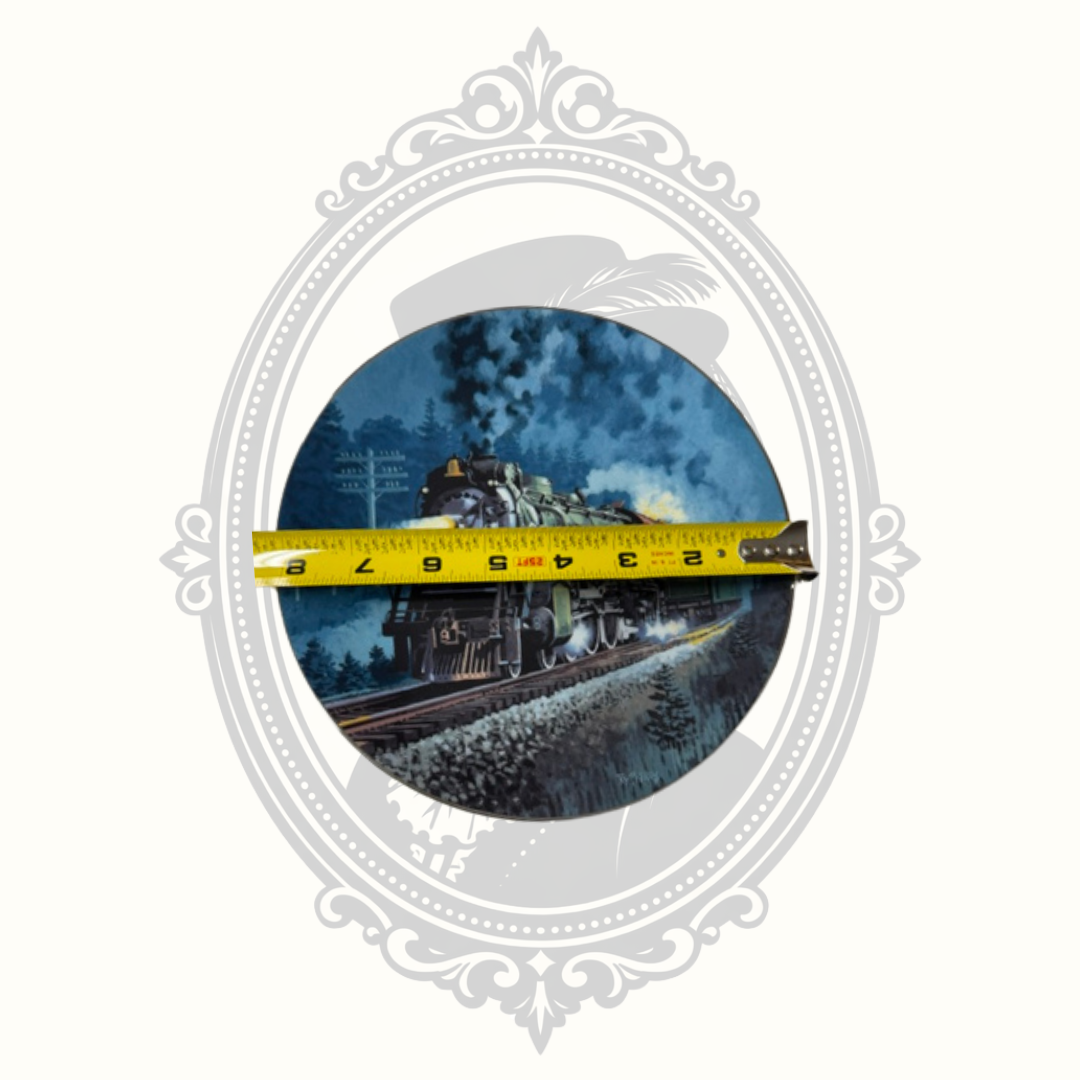 Edwin M. Knowles "The Crescent" Collector Plate – The Romantic Age of Steam – R. E. Pierce – Limited Edition