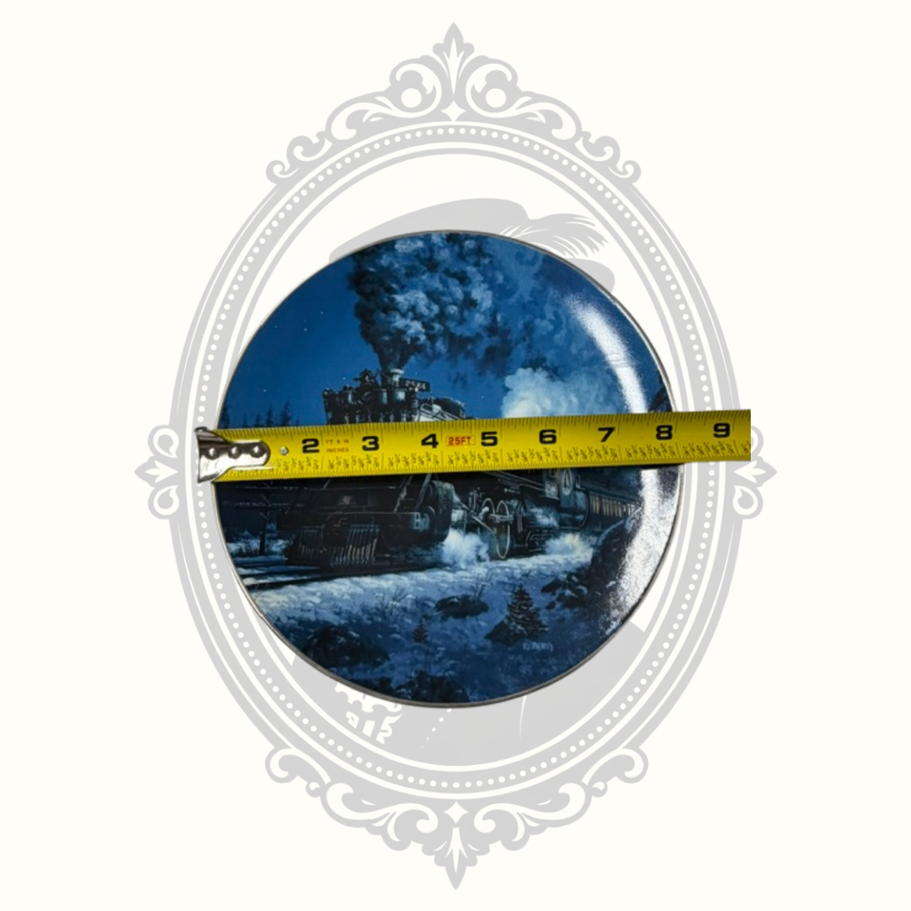 Edwin M. Knowles "The Empire Builder" Collector Plate – The Romantic Age of Steam – R. E. Pierce – Limited Edition