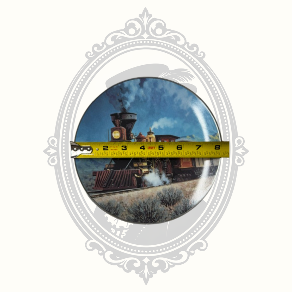 Edwin M. Knowles "The Jupiter" Collector Plate – The Romantic Age of Steam – R. E. Pierce – Limited Edition