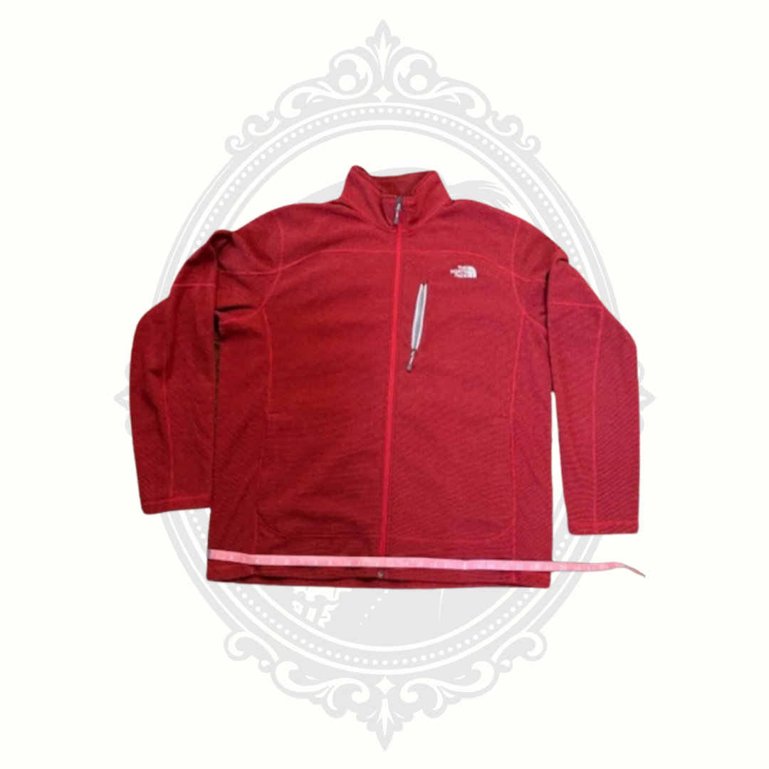 The North Face Men's XL Red Full-Zip Performance Fleece Jacket