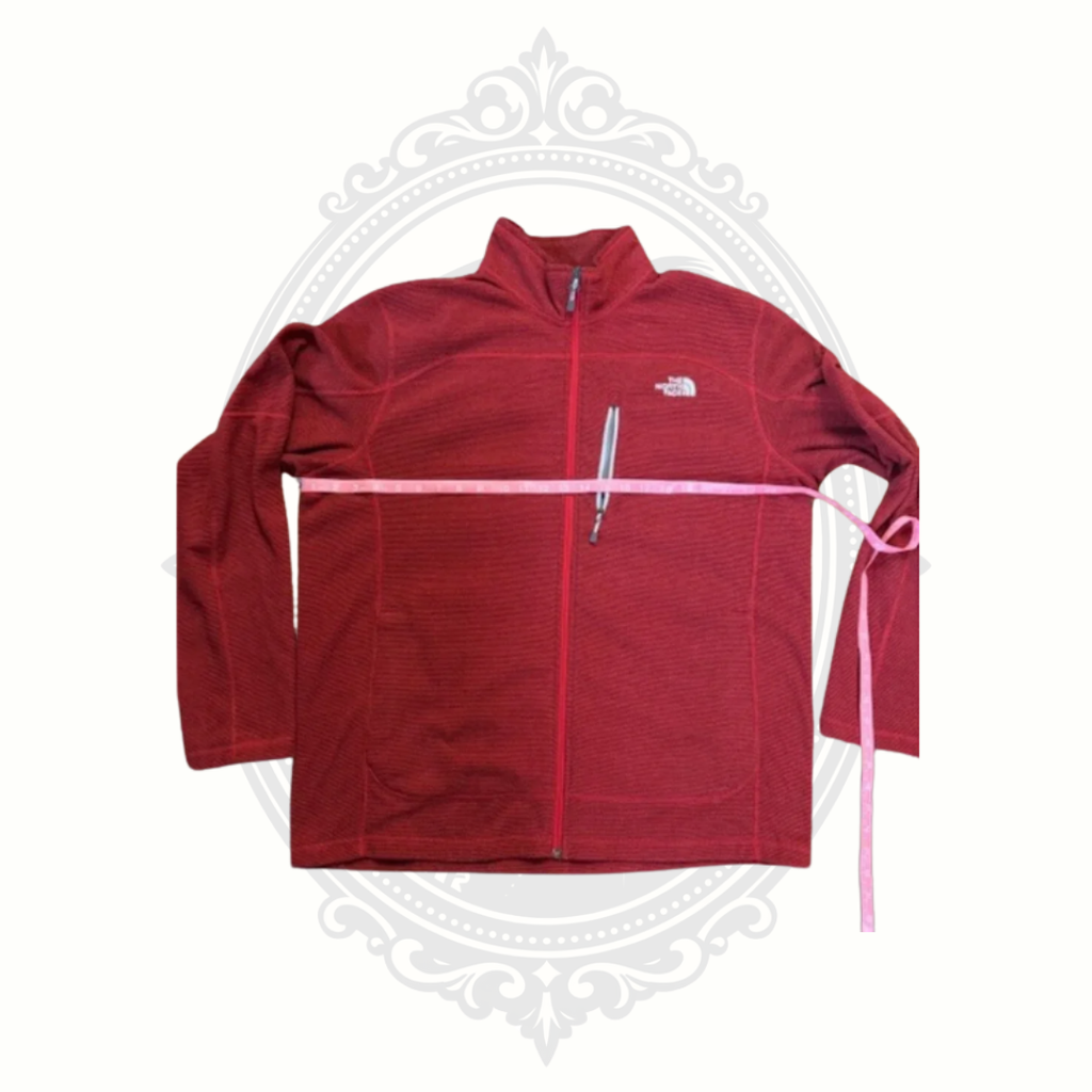 The North Face Men's XL Red Full-Zip Performance Fleece Jacket