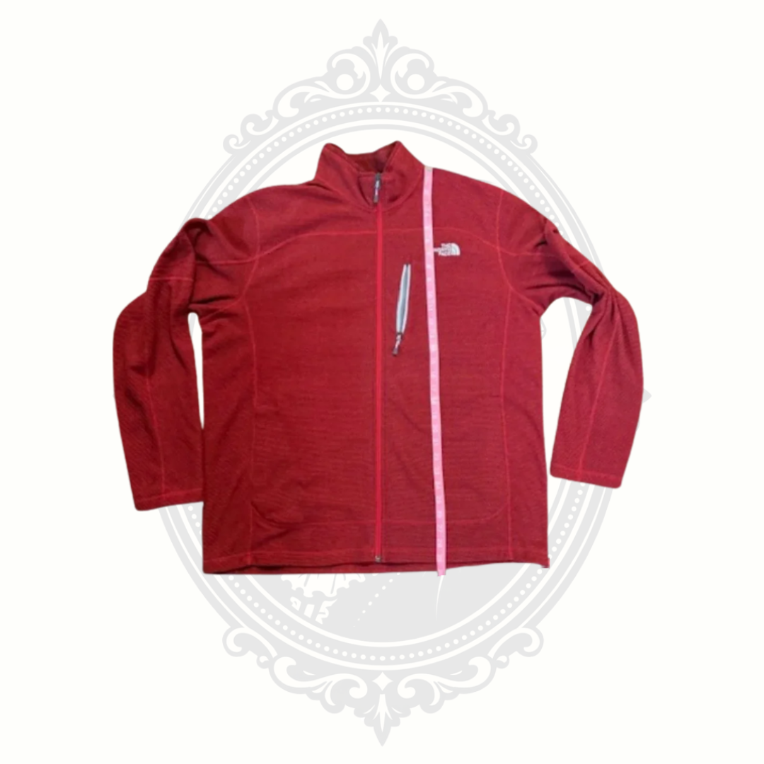 The North Face Men's XL Red Full-Zip Performance Fleece Jacket
