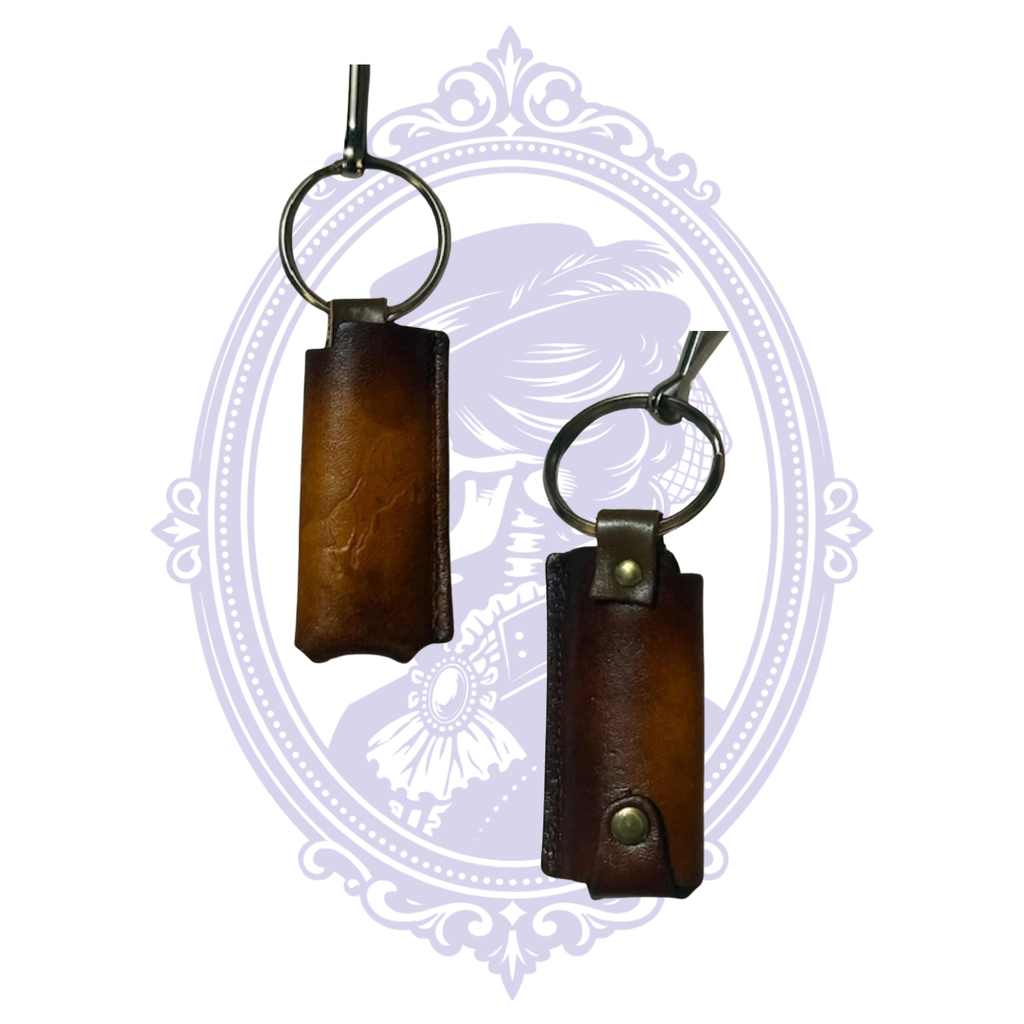 Front and back of full-body horse lighter holder
