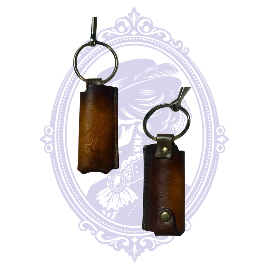 Front and back of full-body horse lighter holder