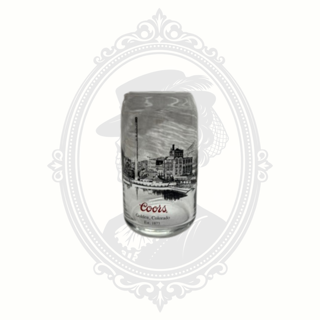 Vintage Coors Golden Colorado Est. 1873 Beer Can Glass | Brewery Collectible Pint Glass