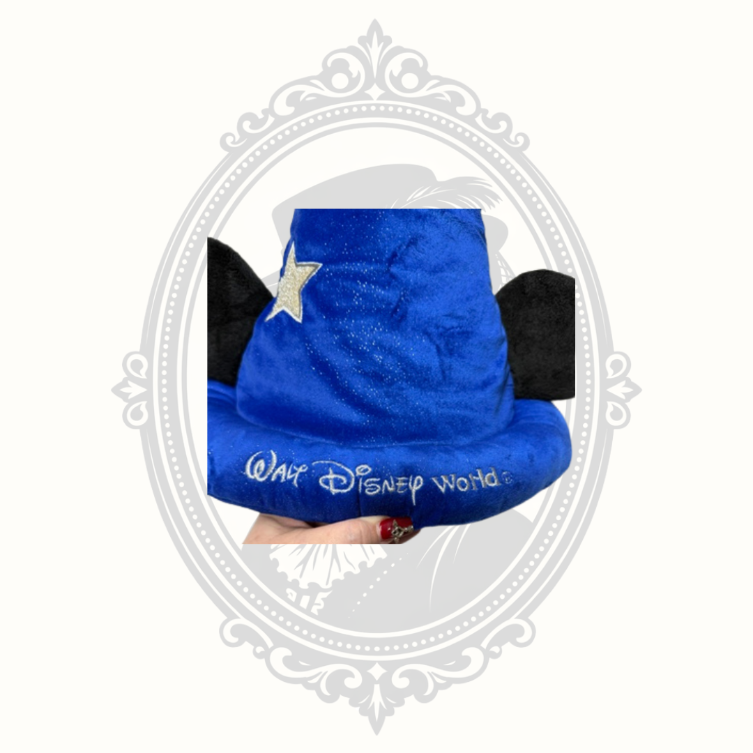 Authentic Walt Disney World Sorcerer Mickey Plush Wizard Hat Adult Theme Park Hat