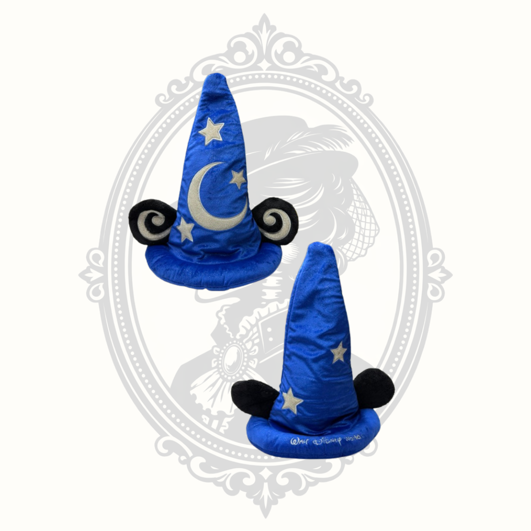 Authentic Walt Disney World Sorcerer Mickey Plush Wizard Hat Adult Theme Park Hat