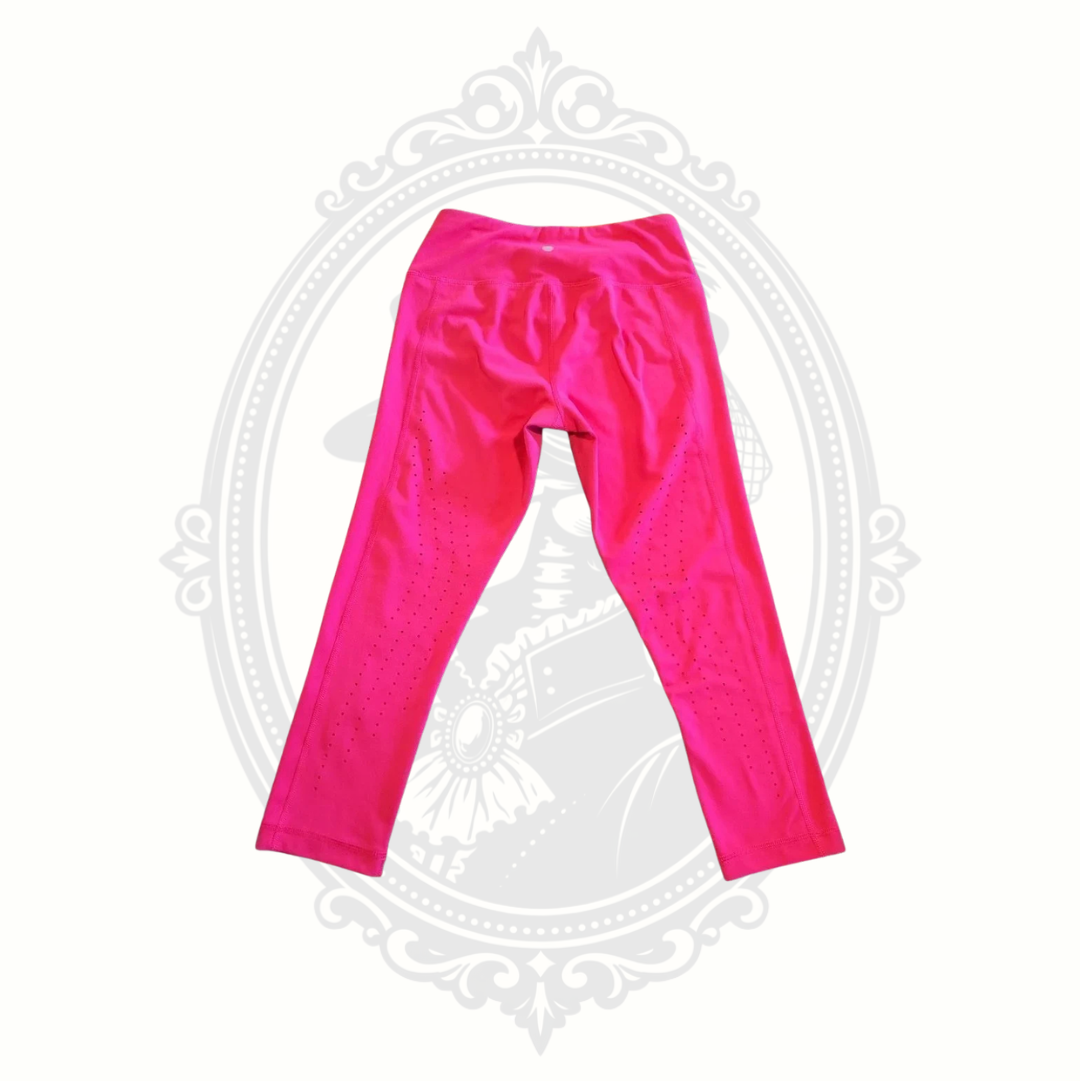 Yogalicious Hot Pink Cropped Leggings Size Small