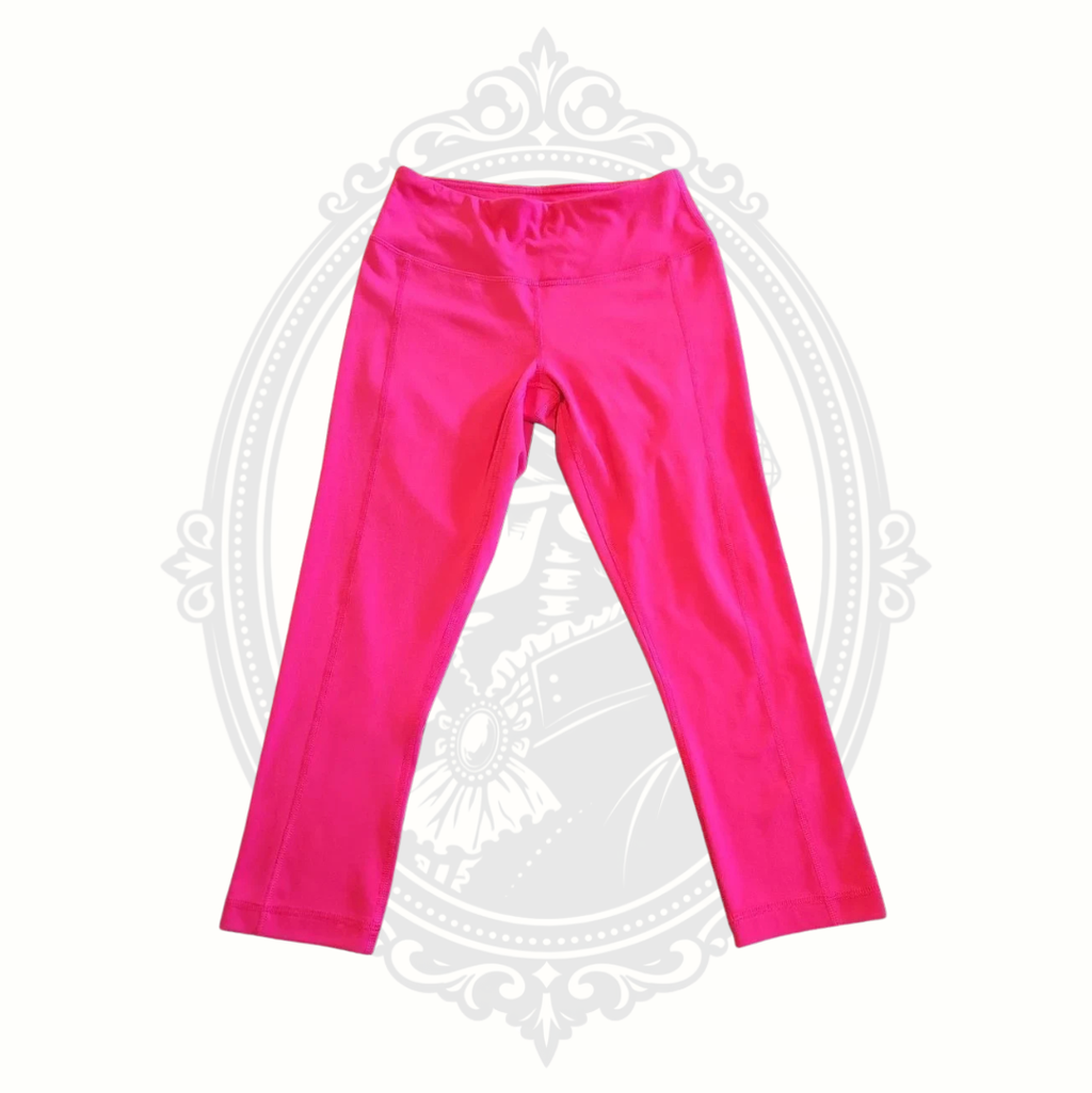 Yogalicious Hot Pink Cropped Leggings Size Small