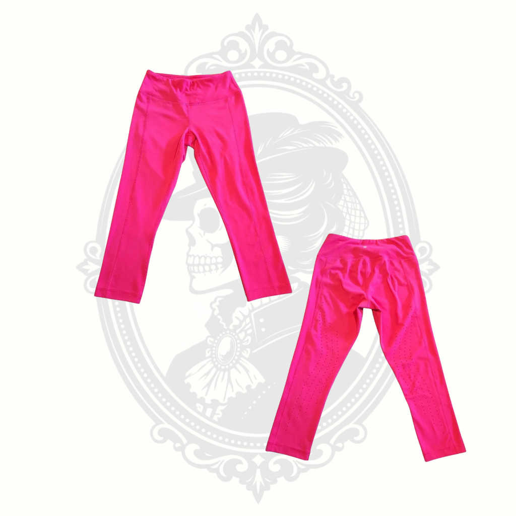 Yogalicious Hot Pink Cropped Leggings Size Small
