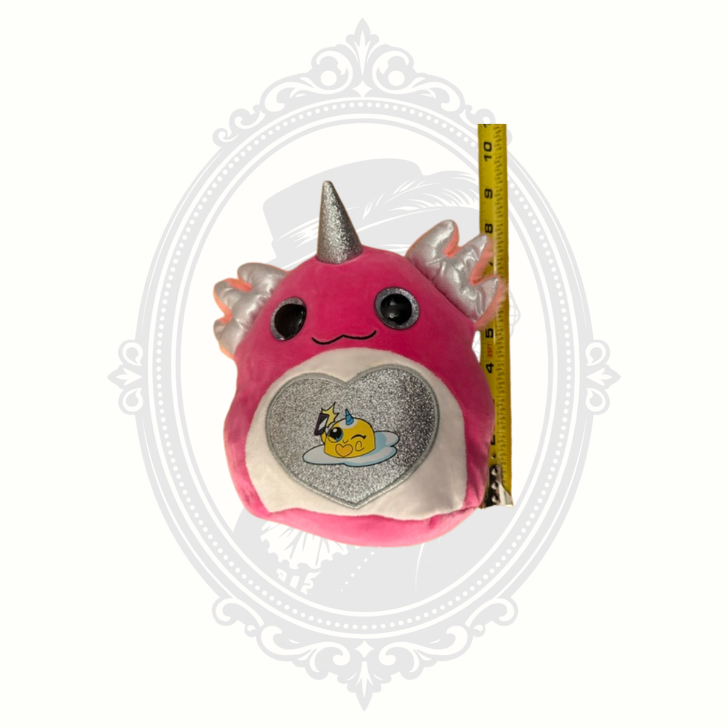 ZURU Rainbocorns Pink Flying Unicorn Plush – Silver Wings & Glitter Heart