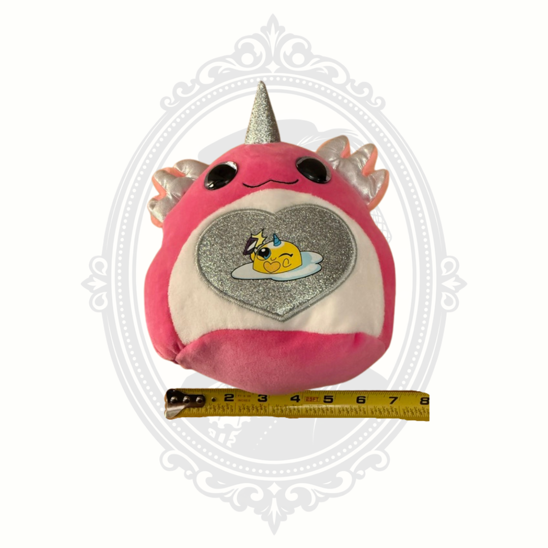 ZURU Rainbocorns Pink Flying Unicorn Plush – Silver Wings & Glitter Heart