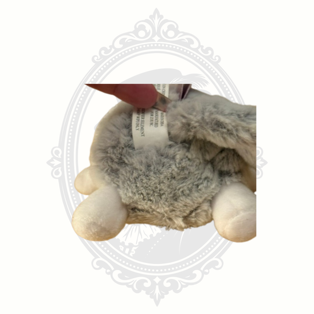 ZURU Rainbocorns Plush Unicorn – Gray & White Stuffed Animal – 5" Collectible Toy