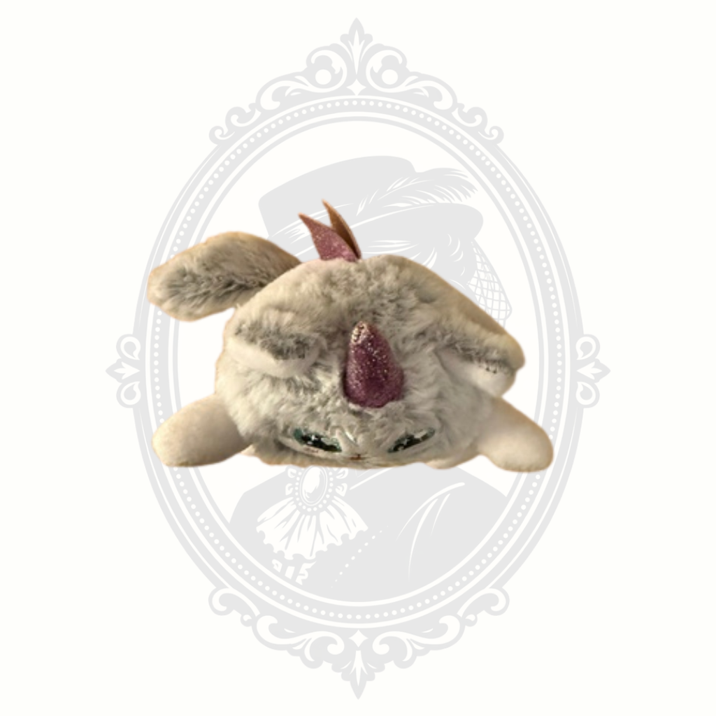 ZURU Rainbocorns Plush Unicorn – Gray & White Stuffed Animal – 5" Collectible Toy