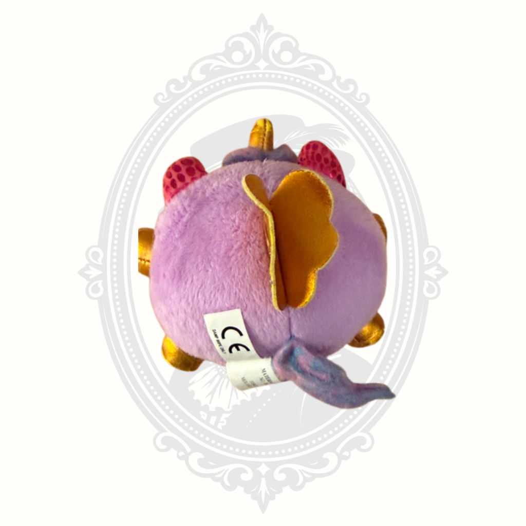 ZURU Rainbocorns Purple Unicorn Mini Plush Gold Wings Music Heart Collectible Toy