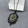 Gothic Style Pendant Black Necklace - GT