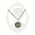 Silver tone unicorn pendant necklace on 16 inch chain by Apryl Dawn