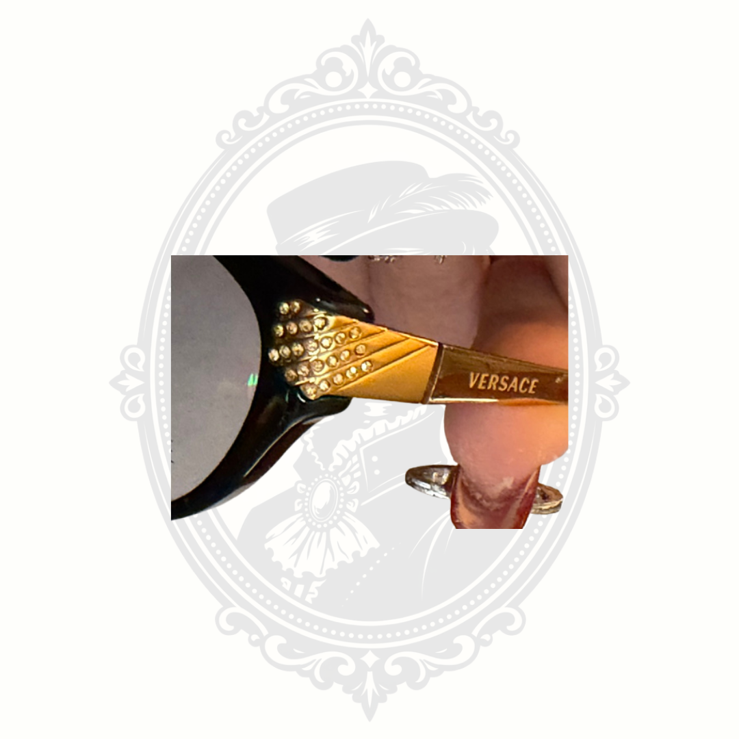 Authentic Versace VE3166B Black & Gold Optical Eyeglass Frames | Made in Italy | 51-15-135