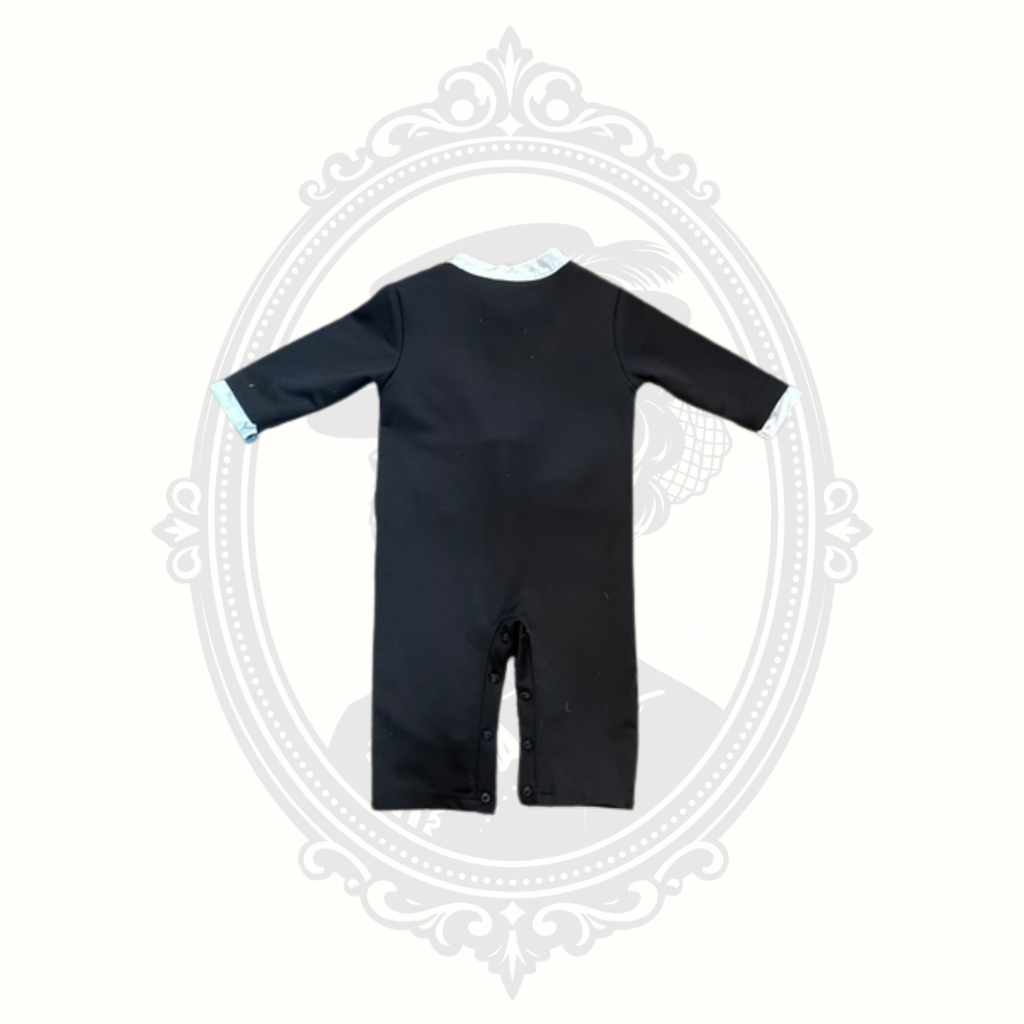 Baby Tuxedo Romper Size 70 (6–9 Months) Formal One Piece Outfit