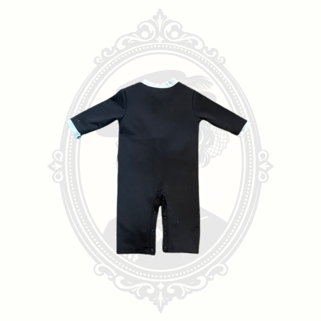 Baby Tuxedo Romper Size 70 (6–9 Months) Formal One Piece Outfit