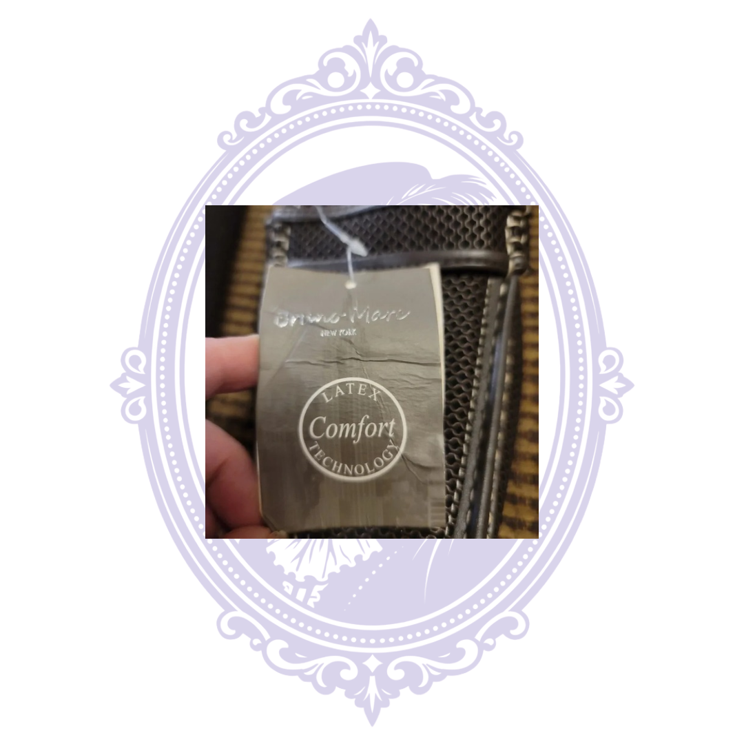 Original Bruno Marc New York Latex Comfort Technology hangtag