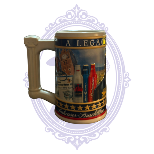 Busch Family Series stein historic Anheuser Busch bottles