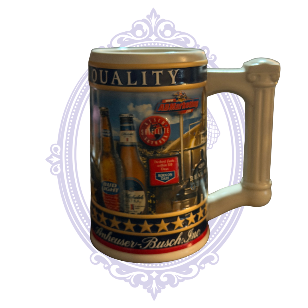 Busch Family Series stein reverse advertising