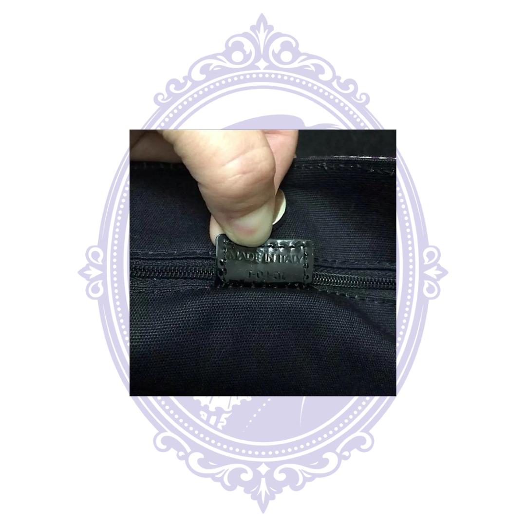 Made in Italy label detail