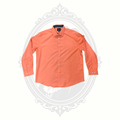 Calabrum London Modern Fit Men's XL 17-17½ Melon Dress Shirt Button Front