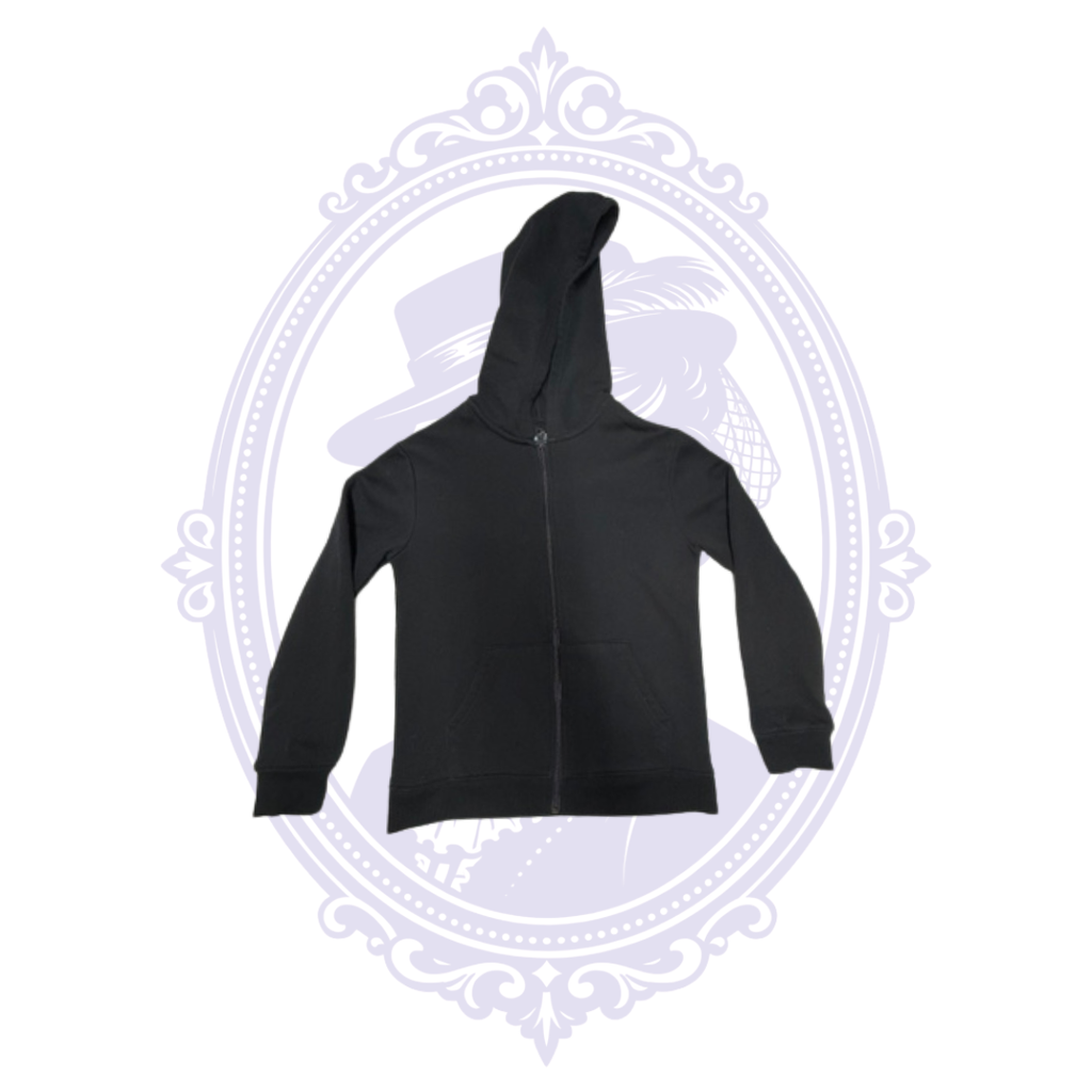 Cat & Jack Boys Black Full-Zip Hoodie – Size M (8)