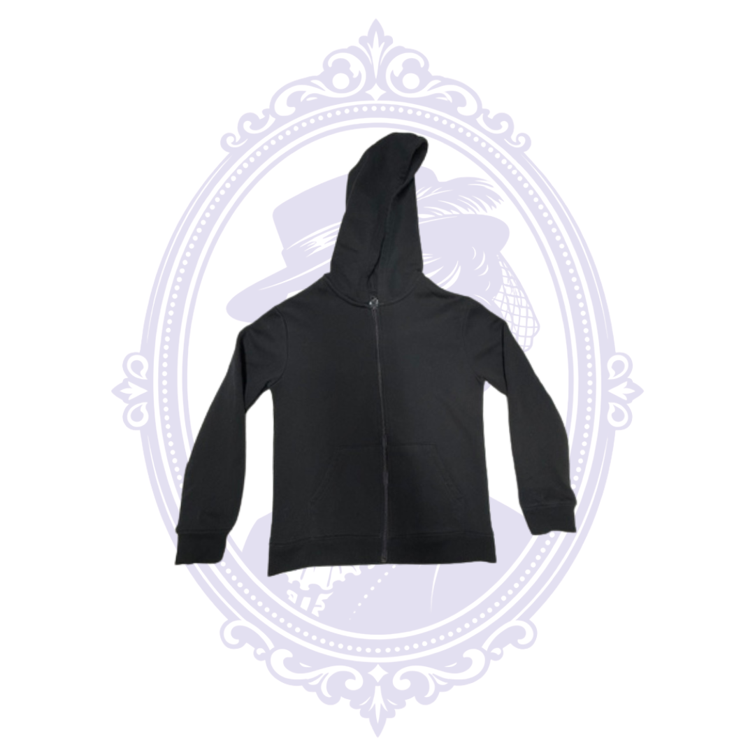 Cat & Jack Boys Black Full-Zip Hoodie – Size M (8)