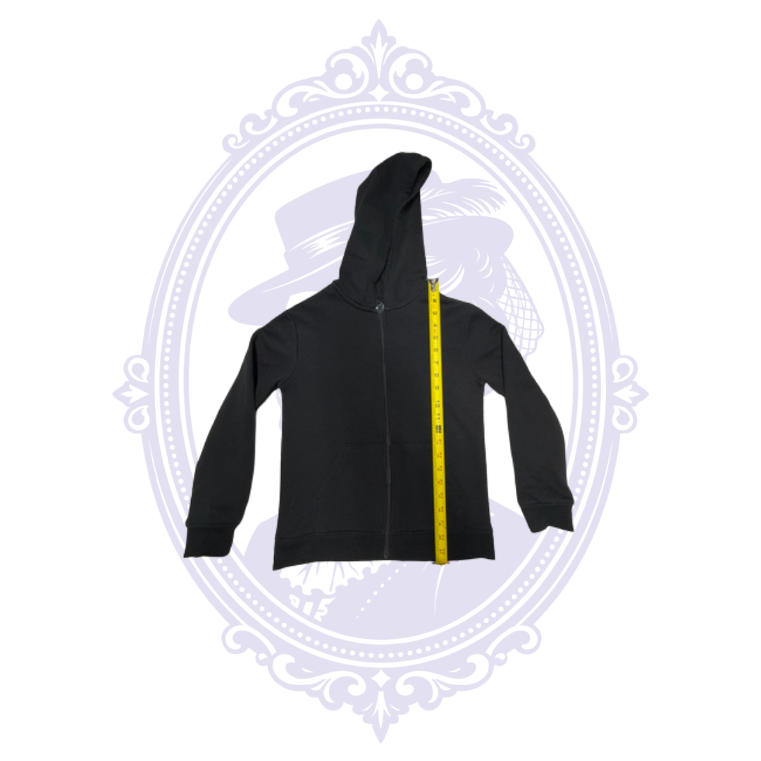 Cat & Jack Boys Black Full-Zip Hoodie – Size M (8)